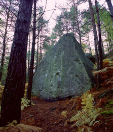 the Duel boulder - click to enlarge