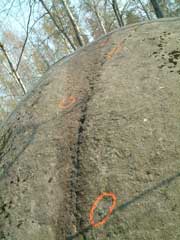 Boulder markings